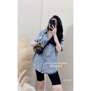 Áo bò cộc tay nữ thêu