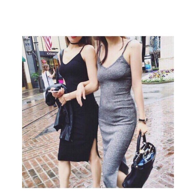 Váy body 2 dây nữ hot hot (NGẠI GÌ KO KHOE DÁNG)