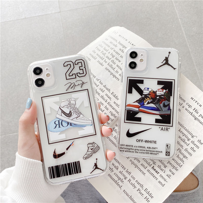 Ốp Điện Thoại Trong Suốt In Logo Nike Cho iPhone 12/ Pro/ Max/ Mini/ 11/ Xs Max/ Xr/ X/ I7/ 7p/ 8/ 8 Plus