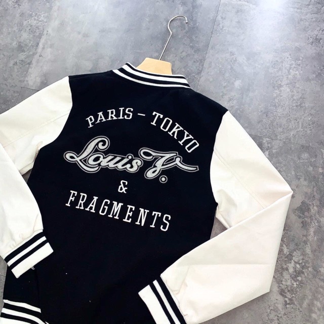 Áo Khoác bomber L\/ Chrrome Hearts Dạ Tay Da Thêu