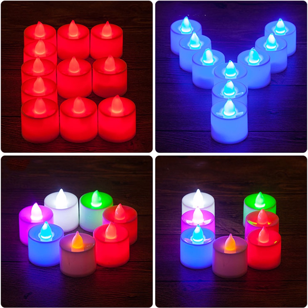 Đèn LED Hình Cây Nến Dùng Trang Trí Tiệc Giáng Sinh Và Năm Mới Lãng Mạn