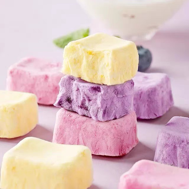 Sữa chua khô hoa quả sấy lạnh nhiều vị gói 45gram