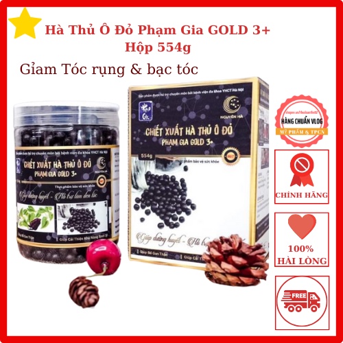💦 Hà thủ ô đỏ Phạm Gia làm đen tóc hết rụng toc kích thích mọc tóc bổ thận và tăng cường sinh lý 💦