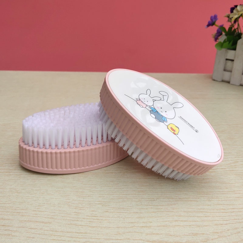 Bàn chải chà chân, giặt đồ oval siêu mềm đồ dùng nhà tắm