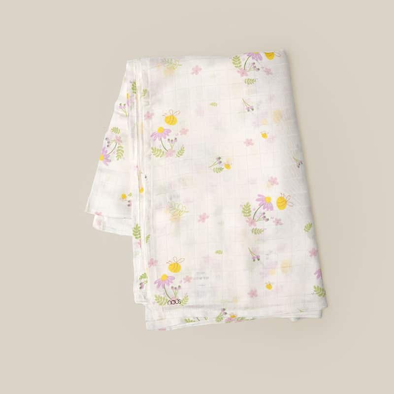 NOUS Khăn tắm xô 1 lớp - hộp vải sợi tre cao cấp BAMBOO cho bé