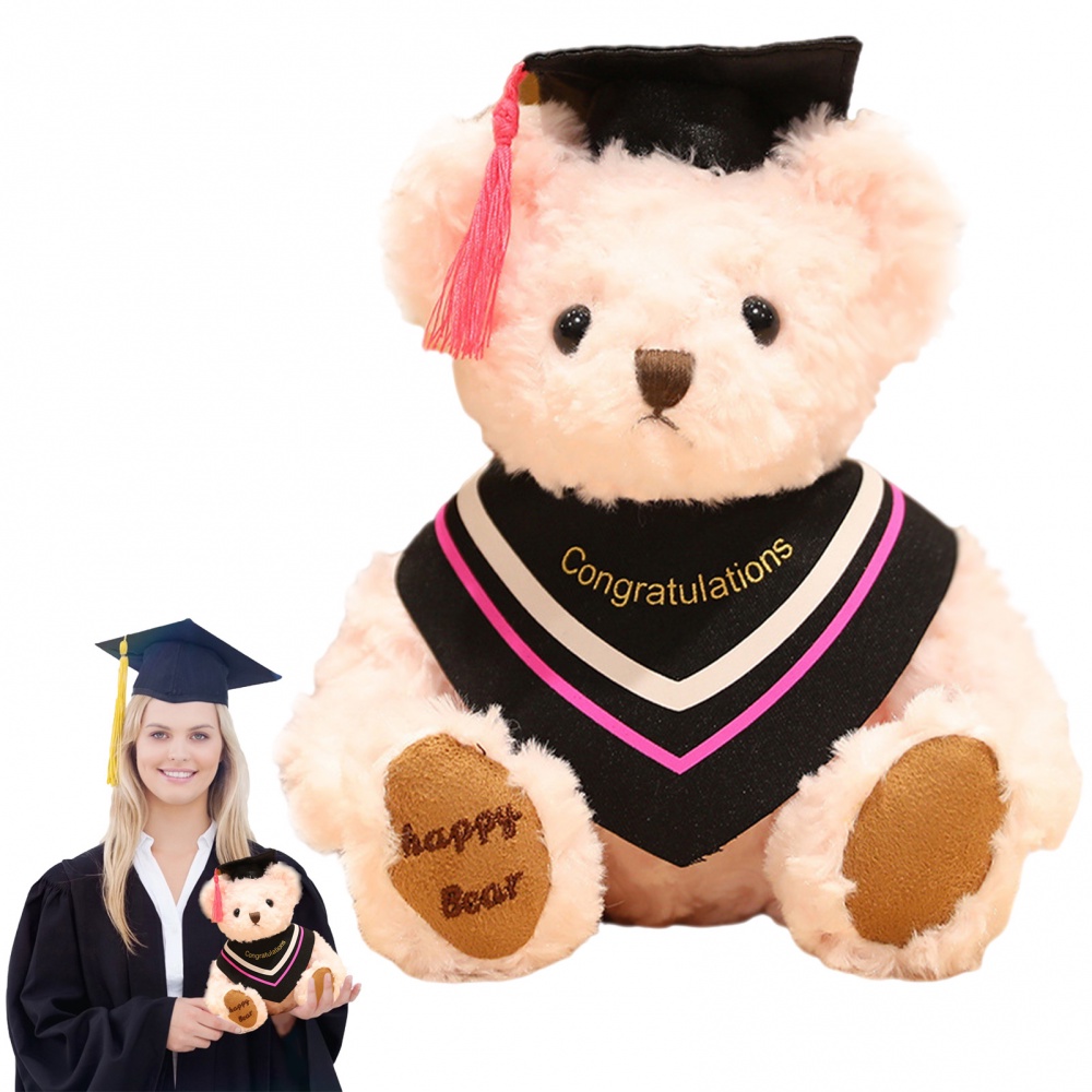 Gấu Bông Đồ Chơi Tốt Nghiệp 2022 Kèm Mũ 8 Inch