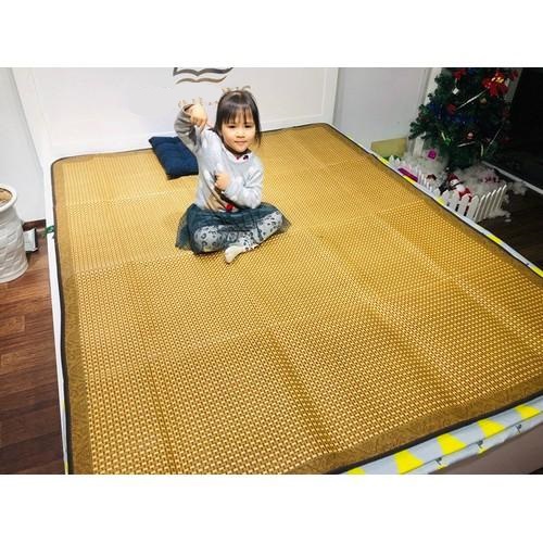 [ĐỦ SIZE] Chiếu Mát Sợi Mây Thông Minh 1m4 -1M6-1M8*2M, chất liệu sợi mây tổng hợp,