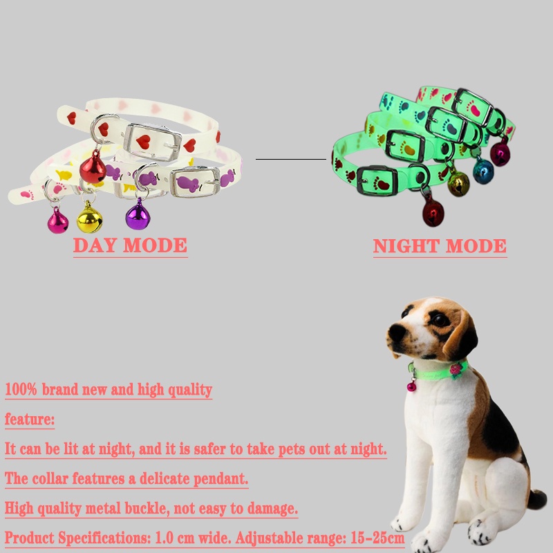 Vòng cổ cho Chó Mèo + Thẻ Tên Thú Cưng - Thẻ Tên Cho Chó Mèo（Tùy chỉnh miễn phí）