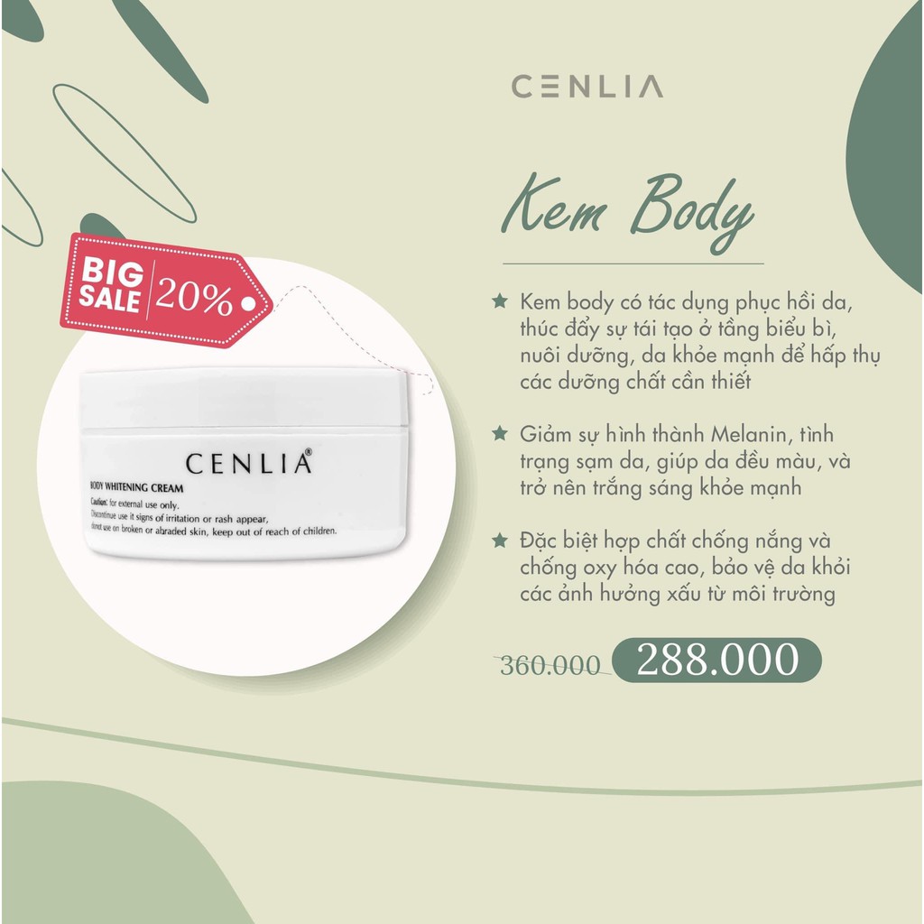 Kem Body Cenlia