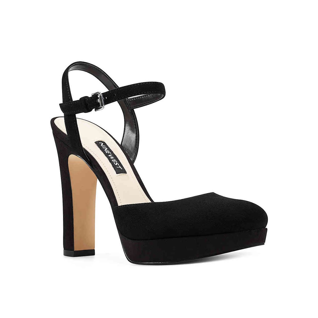 Giày sandal gót vuông nữ NINE WEST wnAIVIAN