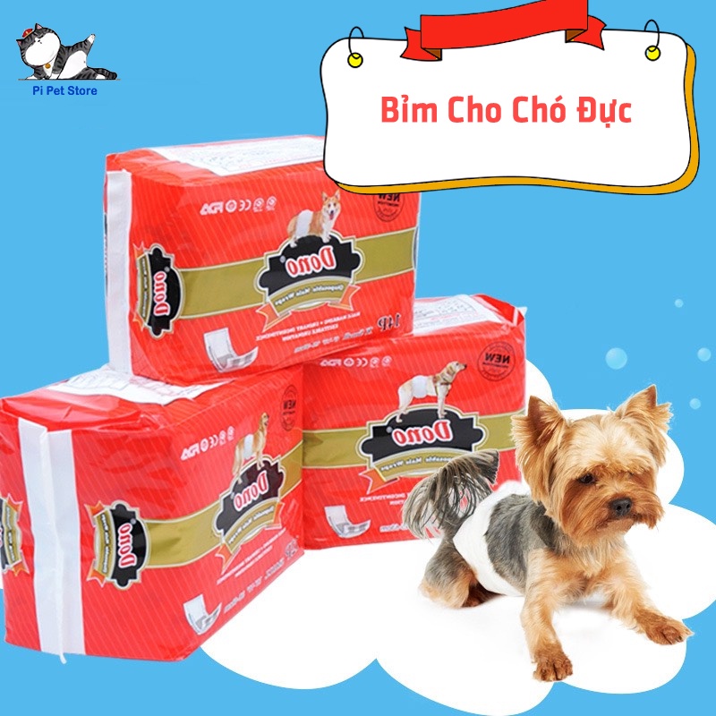 [Free Ship] Bỉm Cho Chó Dono - Bỉm Vệ Sinh Cho Chó Đực Dono - Pi Pet Store