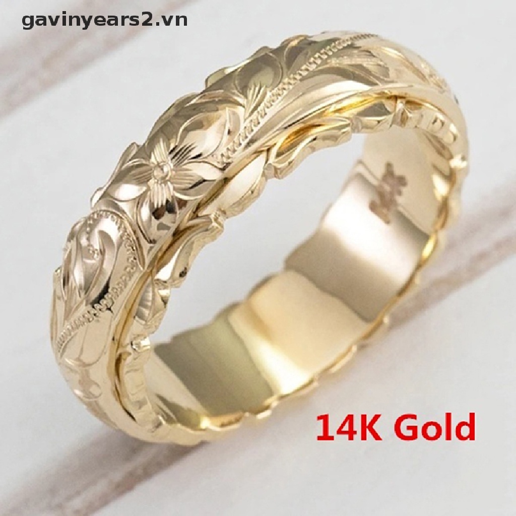 Nhẫn Mạ Vàng 14k Thiết Kế Tinh Tế