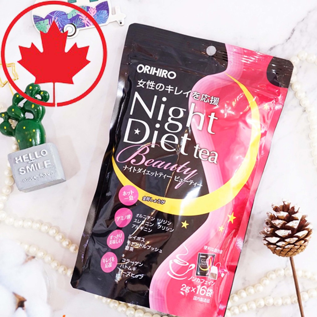 [Chuẩn Auth] Trà giảm cân Night Orihiro - Trà Đêm 16 gói (chính hãng Nhật Bản) | BigBuy360 - bigbuy360.vn