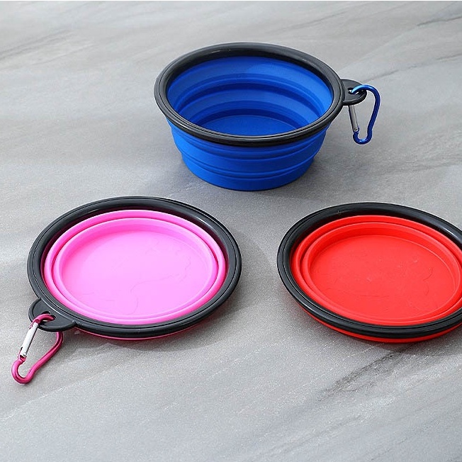 Bát đựng nước, thức ăn cầm tay cho chó mèo, Z12