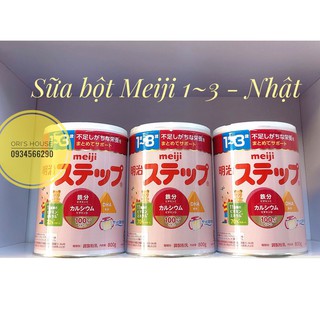 SỮA BỘT MEIJI SỐ 1-3 (800G) - NHẬT