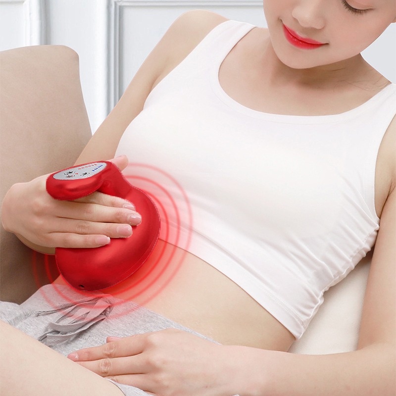 Máy Mát Xa Guasha EMS Có Cốc Hút Chân Không Chống Cellulite Đốt Cháy Mỡ Thừa