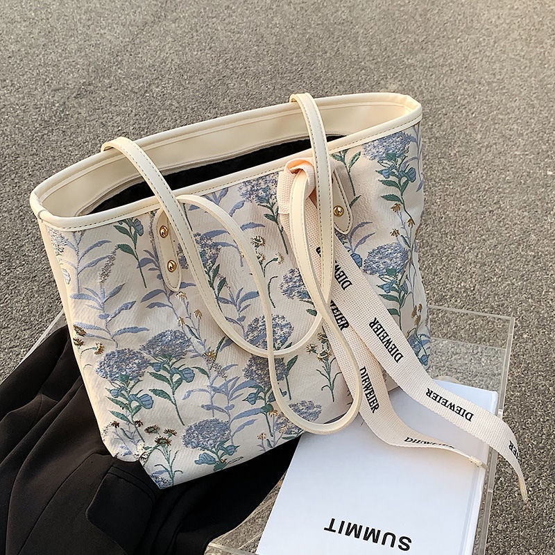 HAPPY HOMLIV Túi Tote Đeo Vai Thời Trang Mùa Hè Chất Lượng Cao Dành Cho Nữ