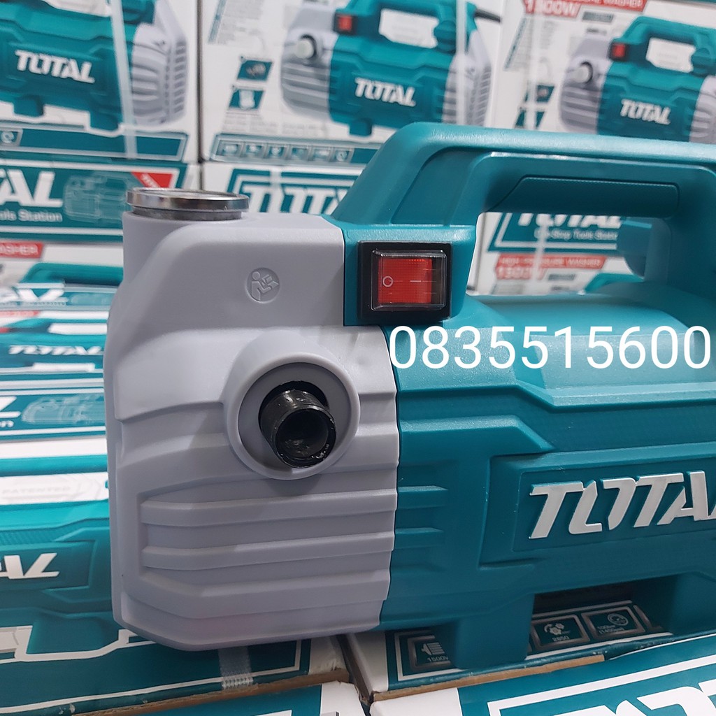 MÁY RỬA XE TOTAL TGT11236 CHÍNH HÃNG 1500W  TẶNG BÌNH BỌT TUYẾT  TOTAL INGCO 1500W