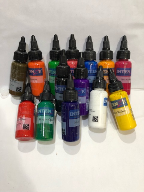 Sét 14 màu mực bình dân intenze