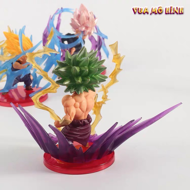 Mô hình Dragon Ball - Mô hình 9 nhân vật Dragon Ball trạng thái chiến đấu cực đẹp 8-9cm