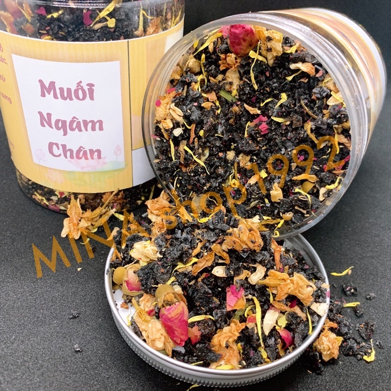 [500 GRAM] MUỐI NGÂM CHÂN THẢO DƯỢC - GIẢM VÀ PHÒNG NGỪA PHÙ CHÂN MẸ BẦU, GIẢM CĂNG THẲNG MỆT MỎI