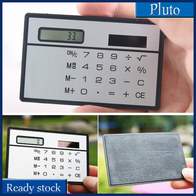 Mới Máy Tính Năng Lượng Mặt Trời Cầm Tay Mini Bỏ Túi