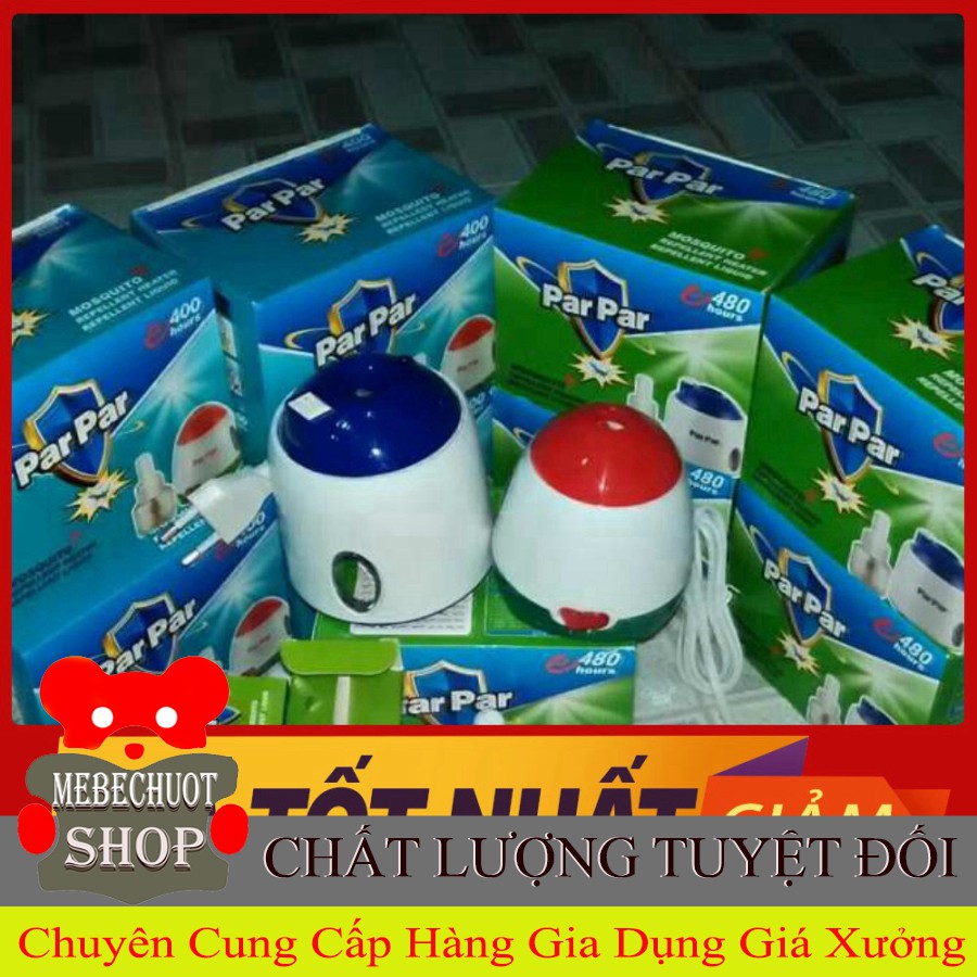 máy đuổi muỗi xông tinh dầu parpar (tặng 1lọ tinh dầu parpar)