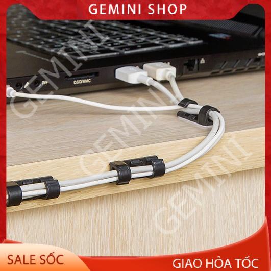 VỈ 20C KEO 3M MỚI Nẹp Cố Định Dây Điện LXQ20 Kẹp Giữ Cáp Sạc Nẹp Dây Điện Chống Rối Dán Tường Siêu dính GEMINI SHOP