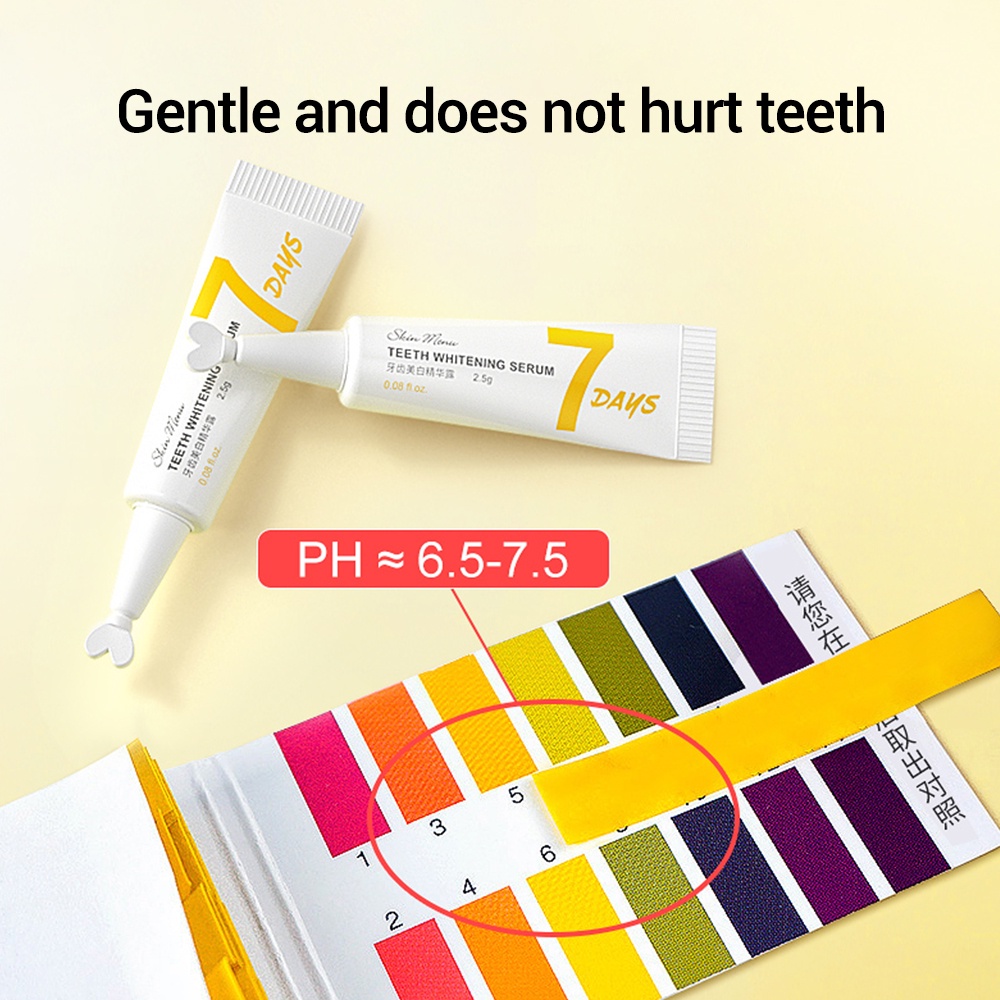 Hộp 7 Ống Serum Làm Trắng Răng Loại Bỏ Vết Bẩn Chăm Sóc Răng Miệng Hailicare