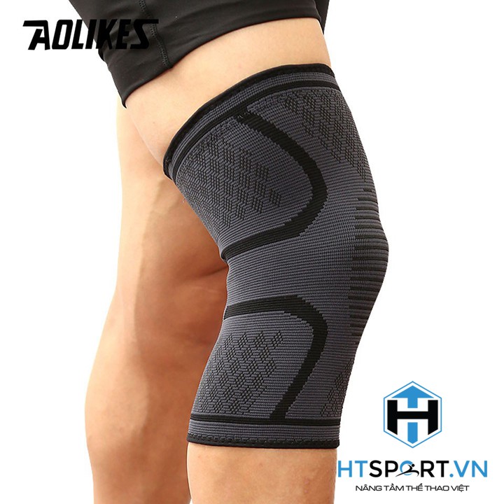 Bó gối đàn hồi, Băng bảo vệ đầu gối thể thao tập gym Aolikes AL7718