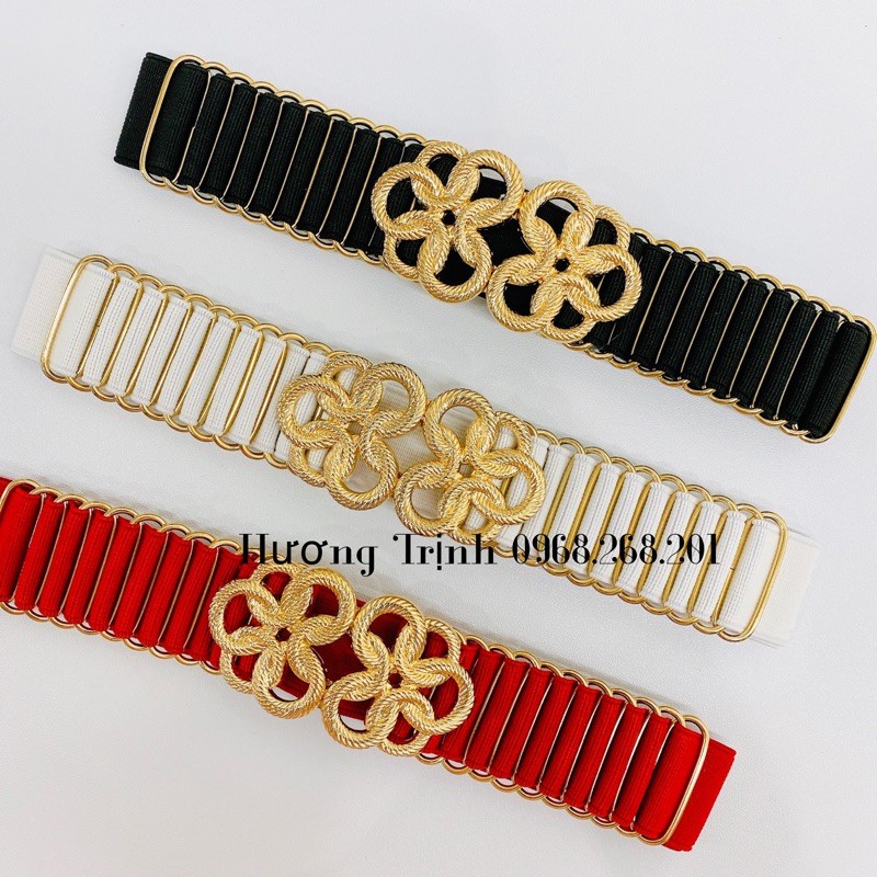 Đai váy thun phối đầm- eo bao nhiêu cũng vừa nha