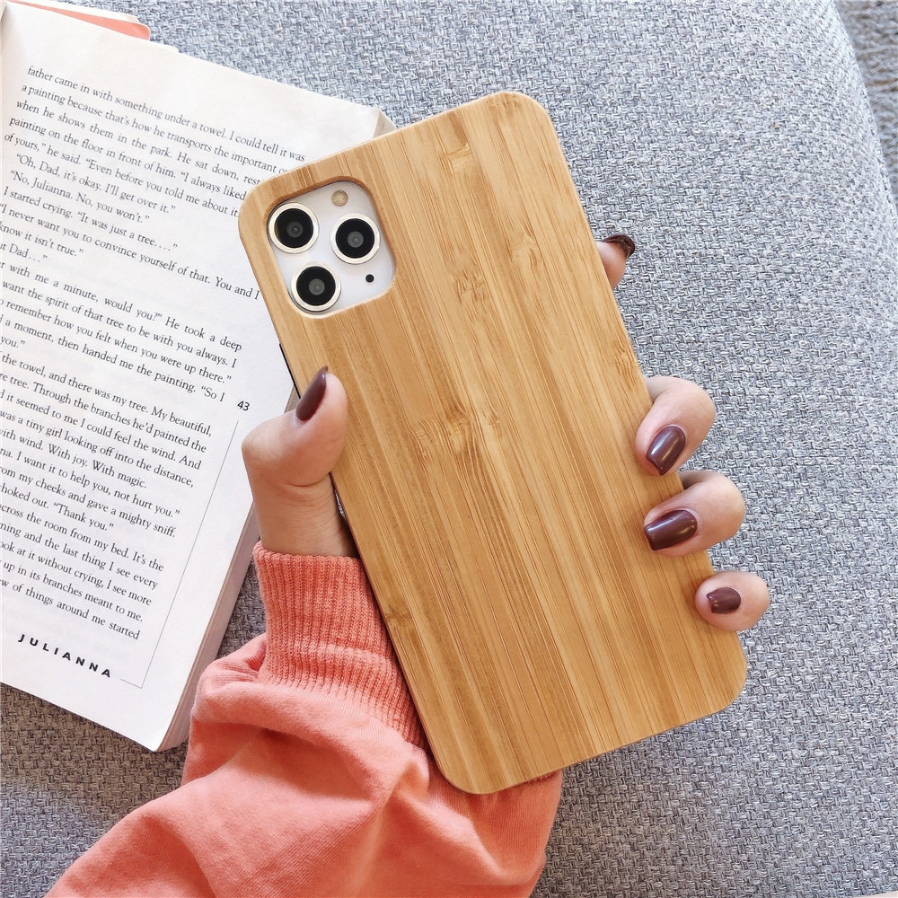 Ốp Điện Thoại TPU + Gỗ Tự Nhiên Cho iPhone 11 12 13 14 Pro Max 13Pro 12Pro 14Pro 14Plus X Xs Max XR 6 6s 7 8 Plus SE 2020