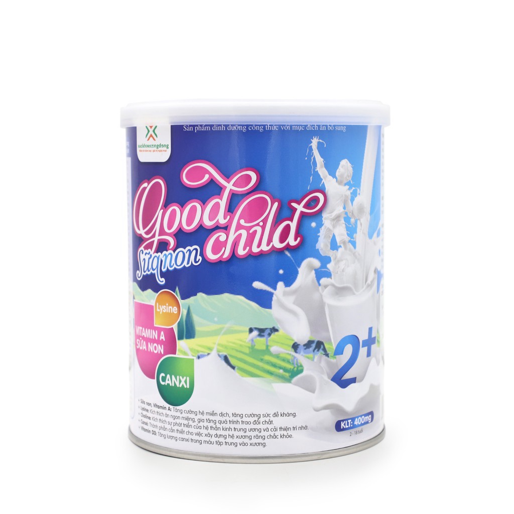 Sữa non Good Child - Bổ sung đạm và vi chất dinh dưỡng cần thiết cho trẻ (Hộp 400g)