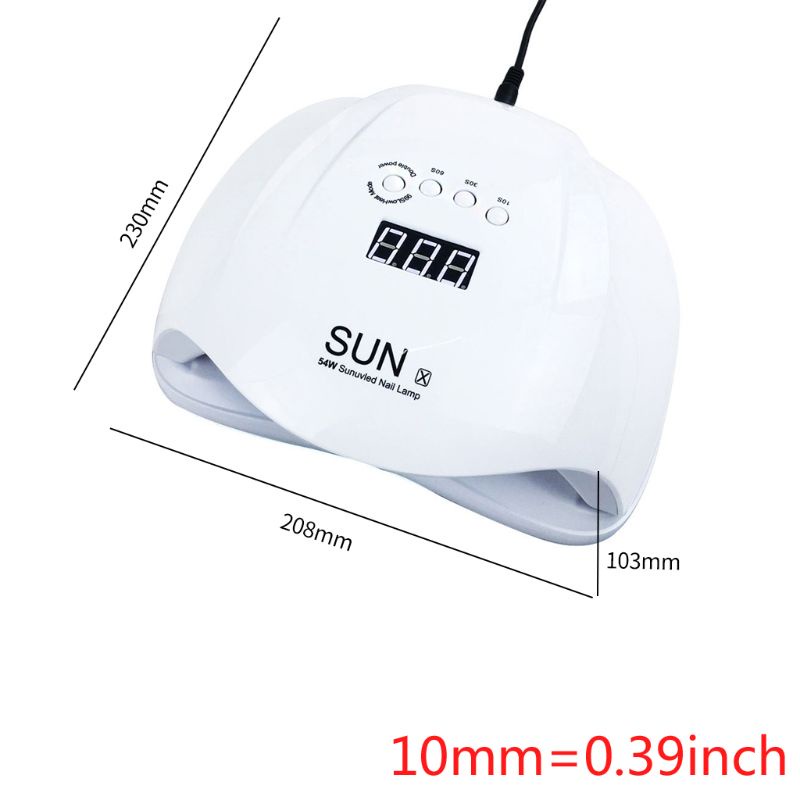 Đèn LED Hong Khô Sơn Móng Tay Bằng Tia UV 36-LED YOUYO 54W Có Hẹn Giờ