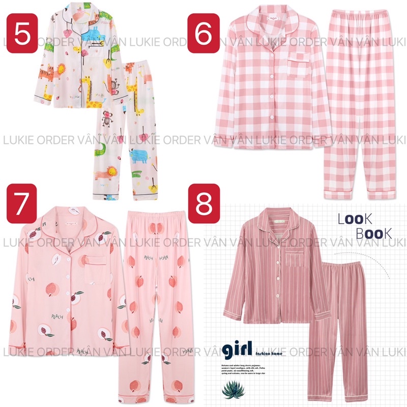 Pijama Cotton pha 34 mẫu