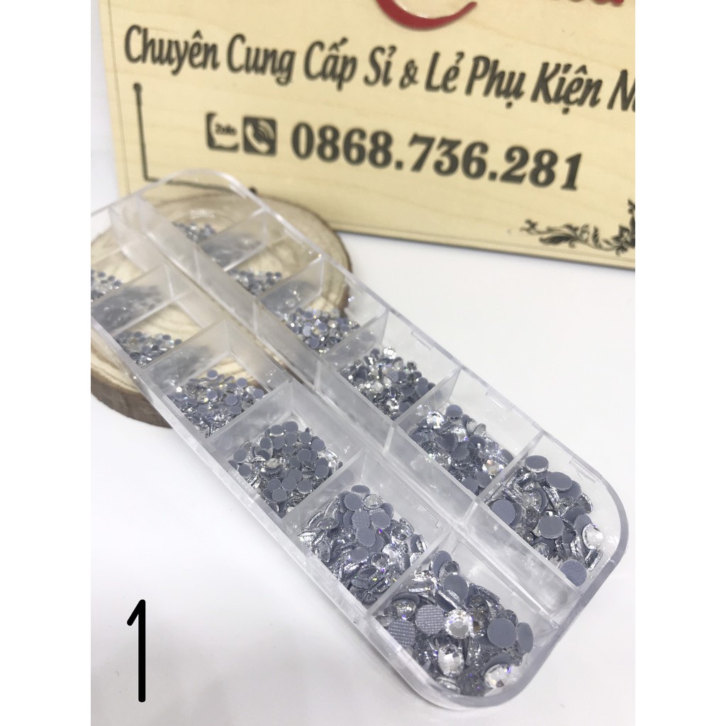 Đá Chân Keo Đính Móng Khay 1440 Viên -  1 Crystal