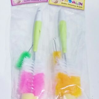 Bộ 2 cọ rửa bình sữa Faralin (1 nhỏ,1 lớn)