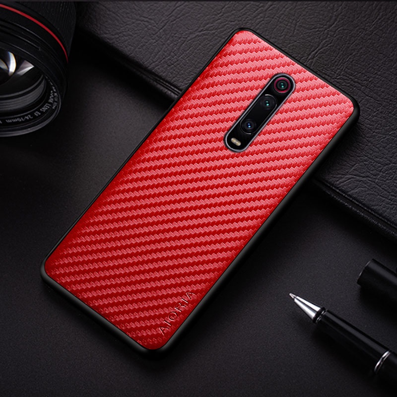 Ốp Điện Thoại Dẻo Họa Tiết Sợi carbon Thời Trang Cho xiaomi mi 9t pro xiaomi redmi k20 pro