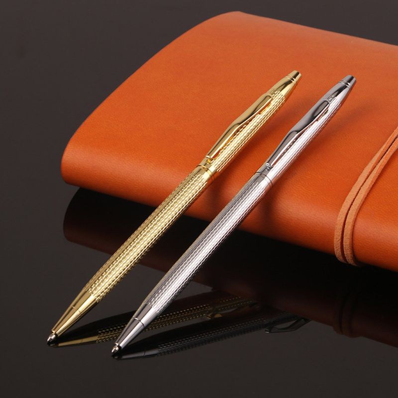 Bút Bi Mực Đen Bằng Kim Loại Sang Trọng Cho Văn Phòng