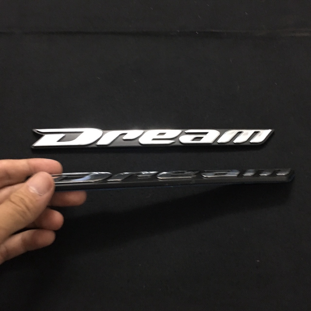 (TEM DECAL) BỘ TEM NỖI CHỮ DREAM DÁN TÂN TRANG XE NHƯ MỚI