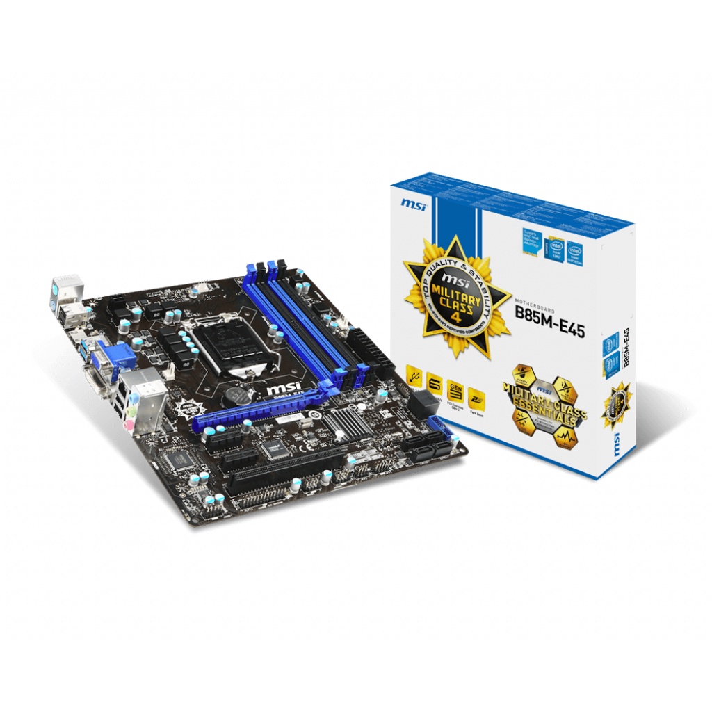 Mainboard MSI B85ME45 (Socket 1150, 4 Khe Ram) Đã Qua Sử Dụng