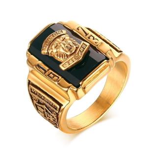 Nhẫn Người Lớn Đá Nhiều Màu 1973 Walton Head Class Ring Trang Sức Nam