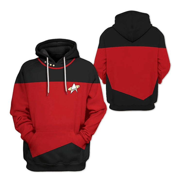 Star Trek Áo Khoác Hoodie In Hình Trek Star 3d Cá Tính Cho Nam