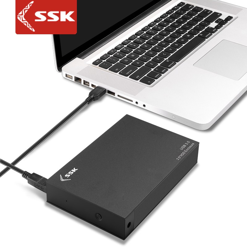 Hộp đựng ổ cứng gắn ngoài HDD Box 3.0 SSK HE - G3000 3.5&quot; Sata