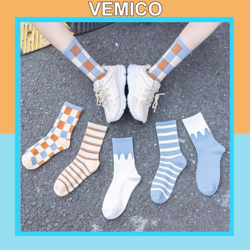 Tất vớ nữ cổ cao vintage hàn quốc cực đẹp TN21
