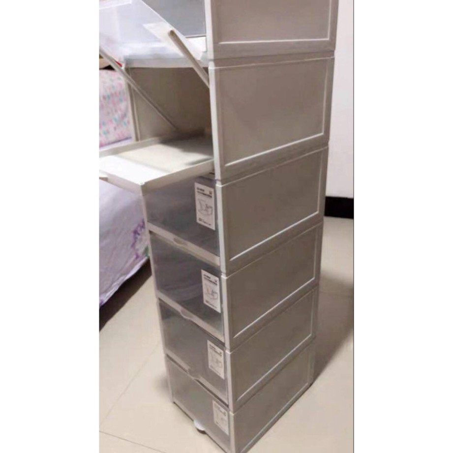 Hộp đựng giày Nắp nhựa cứng trong suốt - Tặng Khăn Lau Giày - Kayio Smartbox