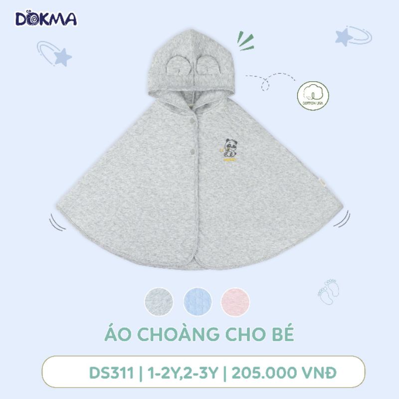 Dokma - Áo Choàng trần bông cho bé từ sơ sinh đển 2 tuổi
