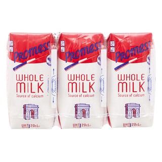 Lốc 3 Sữa Tươi Tiệt Trùng Promess Nguyên Kem 200Ml