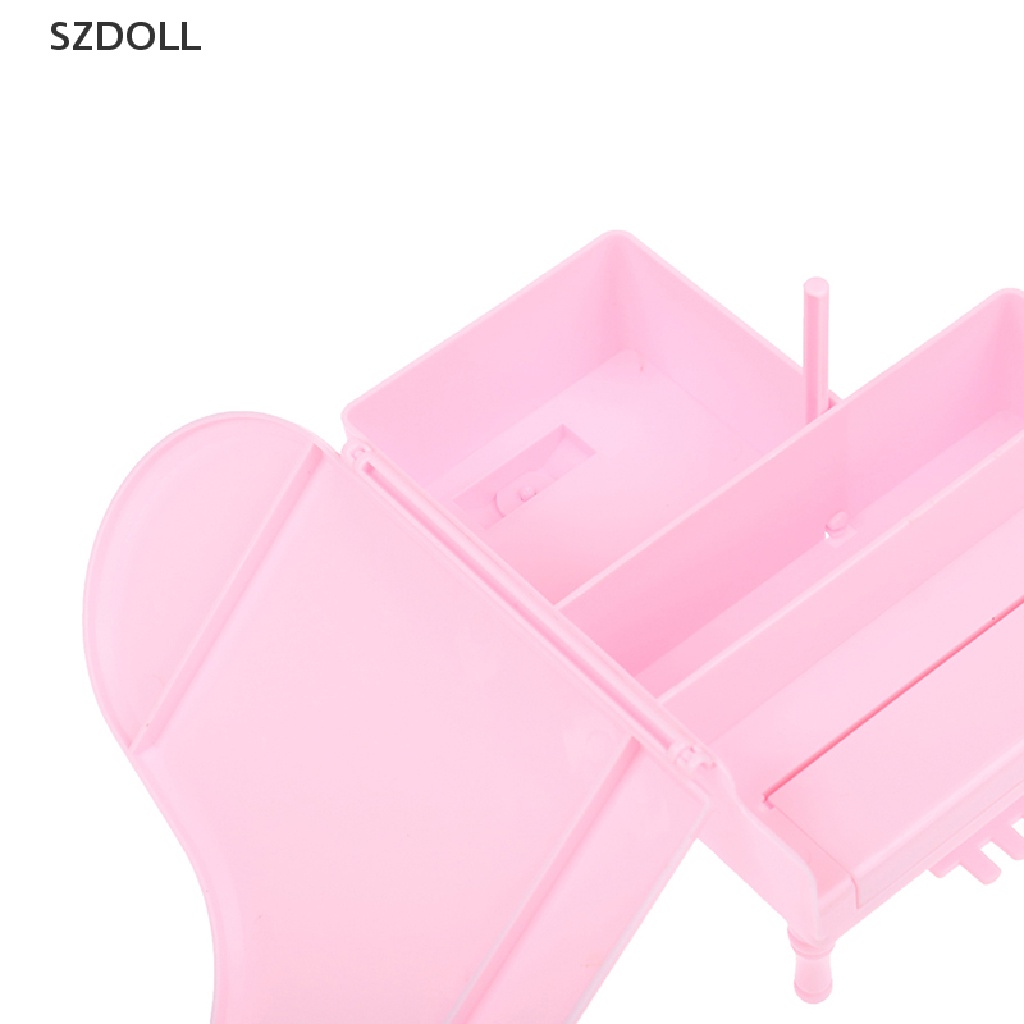 Bộ 2 Mô Hình Đàn Piano Tỉ Lệ 1: 12 Cho Nhà Búp Bê