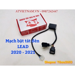 Mạch bật tắt đèn xe lead 2020 - 2021 cắm giắc như zin